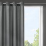 EUROFIRANY KRÁTKÝ ZÁVĚS NA KROUŽCÍCH RITA 140X175 CM GRAFITOVÁ – Hledejceny.cz