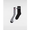 VANS BOYS CLASSIC CREW SOCKS Black Checkerboard