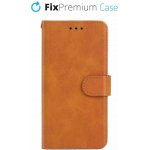 FixPremium - Book Wallet Xiaomi Redmi Note 12 Pro, hnědé – Zboží Živě