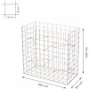 Pletiva TopGabion Gabionový koš bez víka: 100×50×100 cm - oko sítě 10×10 cm