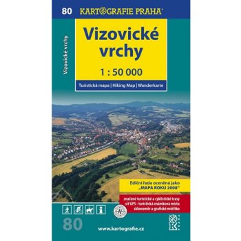 Vizovické vrchy mapa 1:50 000