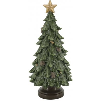 Zelený vánoční stromek se šiškami Noël Tree z polyresinu – Ø 11*24 cm - Chic Antique – Hledejceny.cz