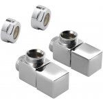 SAPHO CUBE připojovací sada ventilů ruční rohová, chrom – Hledejceny.cz