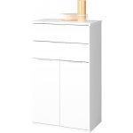 LIVARNO home se 2 zásuvkami a 2 dvířky Liverpool, bílá – Zboží Dáma