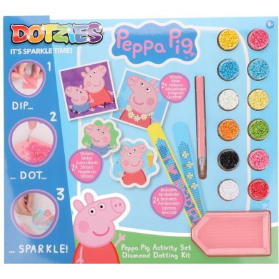 DIAMOND DOTZ DOTZIES Diamantové malování Velká sada Peppa Pig DTZ10010 – Hledejceny.cz