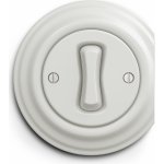 Kliklap jednoduchý kulatý Střídavý č. 6 Plný Keramická bílá B/V1/6/PLN – Zboží Mobilmania