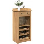 vidaXL Skříňka na víno Panama 57 x 40 x 111,5 cm masivní borové dřevo – Zboží Dáma