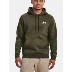 UA Essential Fleece Hoodie Mikina Under Armour Zelená