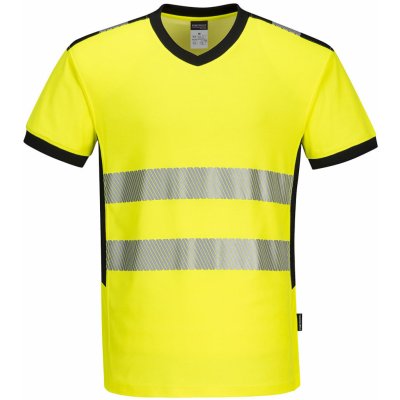 Portwest PW310 tričko PW3 Hi-Vis s výstřihem do V žlutá/černá S – Zboží Dáma