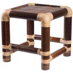 Bambusová stolička 40 x 40cm - tmavá – Zboží Dáma