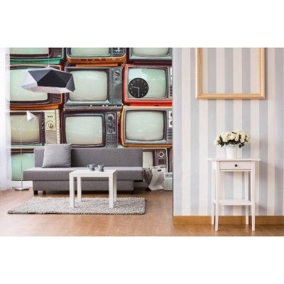 Dimex MA-5-2137 Samolepicí vliesová fototapeta na zeď Retro televizory rozměry 375 x 250 cm – Hledejceny.cz