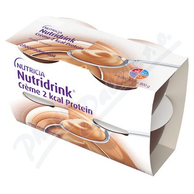 NUTRIDRINK CREME 2 KCAL PROTEIN S PŘÍCHUTÍ ČOKOLÁDOVOU POR SOL 4X200G – Hledejceny.cz