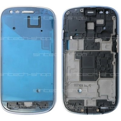 OEM Samsung Galaxy S3 Mini i8190 přední rám, stříbrný – Zboží Živě