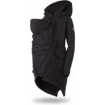 Těhotenská softshellová parka kabát 5v1 na nošení dětí Black – Zboží Dáma