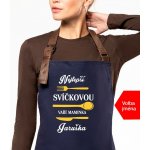Kariban HobbyTriko Zástěra pro ženy se jménem EXCLUSIVE Nejlepší svíčkovou vaří Tmavě modrá – Hledejceny.cz