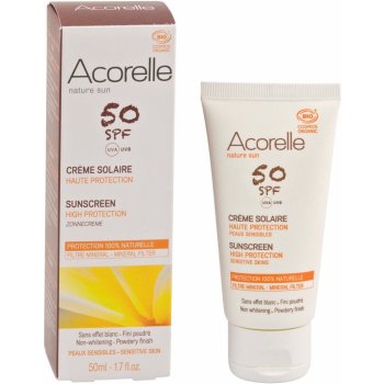 Acorelle opalovací krém na obličej SPF50 50 ml