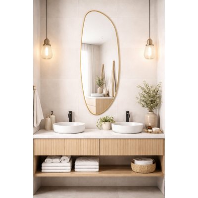 Baltica Design Stone Fluid 50x155 cm zlatá 5904107933030 – Hledejceny.cz