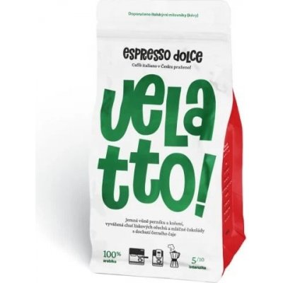 Velatto Espresso Dolce zrnková 250 g – Hledejceny.cz