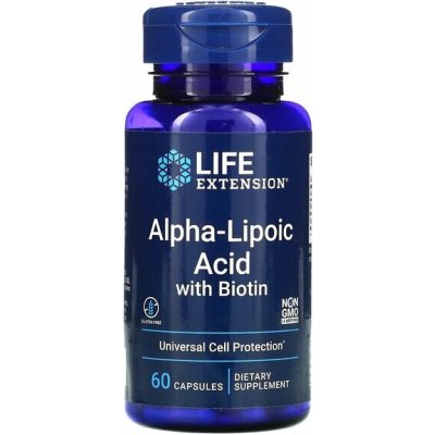 Life Extension Alpha-Lipoic Acid with Biotin 60 kapslí – Hledejceny.cz