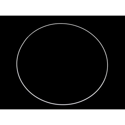 Kovový kruh na lapač snů Ø60 bílý – Zboží Dáma