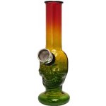 WeedShop Skleněný mini bong Rasta 16 cm Rasta 2 – Zboží Mobilmania