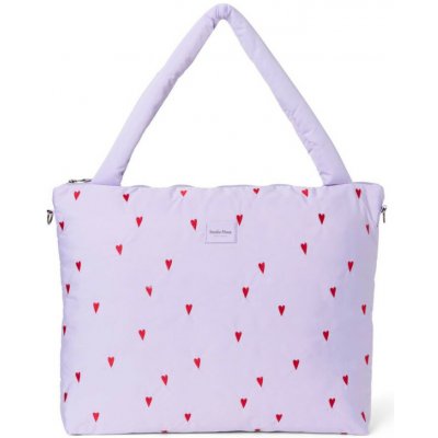 Studio Noos Puffy Diaper Bag taška Purple Hearts – Hledejceny.cz