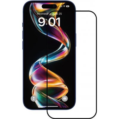 ANANK ochranné sklo 2.5D 1X pro iPhone 16 Pro černé 162101 – Zboží Živě