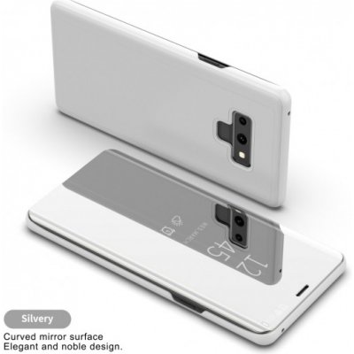 Pouzdro JustKing zrcadlové pokovené Samsung Galaxy Note 9 - stříbrné – Zboží Mobilmania