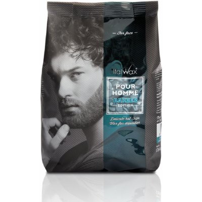 Italwax Filmwax zrnka vosku Pour Homme BARBER 500 g – Zboží Mobilmania