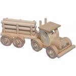 Ceeda Cavity přírodní dřevěný velký traktor s kládama – Sleviste.cz