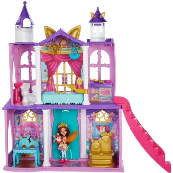 Mattel Enchantimals královský zámek herní set panenka Felicity s doplňky