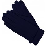Biju dámské rukavice okrasný lem tmavě modré 9002086-4 – Zboží Mobilmania