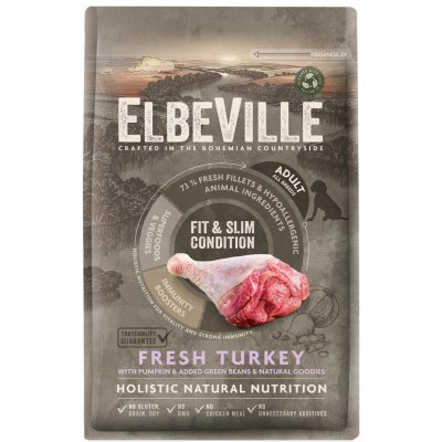 ELBEVILLE Adult All Breeds Fresh Turkey Fit and Slim Condition 4 kg – Hledejceny.cz