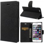 Pouzdro Mercury Apple iPhone 6 Plus / 6S Plus Fancy Diary černé – Zboží Mobilmania