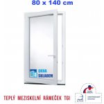 ERKADO 80x140 cm bílé otevíravé i sklopné levé – HobbyKompas.cz