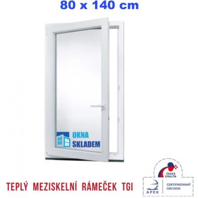 ERKADO 80x140 cm bílé otevíravé i sklopné levé – Zboží Mobilmania