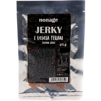 NONAGE Jerky z lososa teriaki 25 g – Zbozi.Blesk.cz