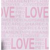 Tapety Wall Art Decor ® Samolepící fólie nápisy růžové 45 cm x 10 m