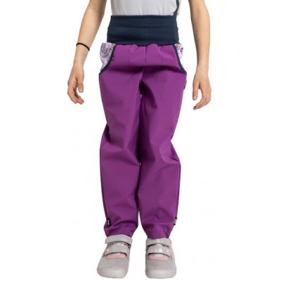 Unuo Dětské softshellové kalhoty s fleecem Ostružinová Louka – Zboží Mobilmania