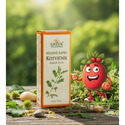 Grešík Bylinné kapky Kotvičník 50 ml – Hledejceny.cz