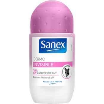 Sanex Dermo Invisible Anti White Marks 24H antiperspirant roll-on 50 ml