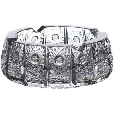 Bohemia Crystal luxusní popelník 70076/155 mm. Český křišťál brus Klasik. – Zboží Dáma