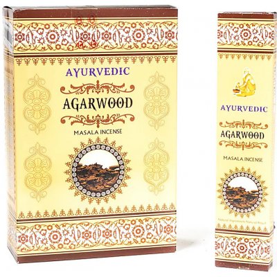Ajurvédské vonné tyčinky Agarové dřevo 15 g – Zboží Dáma
