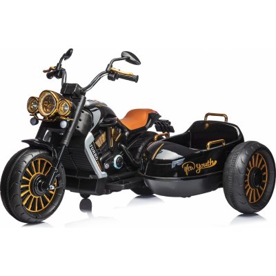 CHipolino Elektrická motorka Duo Tron černá – Zboží Dáma