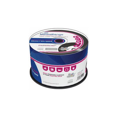 Mediarange CD-R 700MB 52x, printable, cakebox, 25ks (MR226) – Zboží Mobilmania