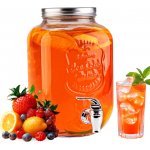 Džbán SuperButelki Sklenice Skleněný s kohoutkem 4 l – Sleviste.cz