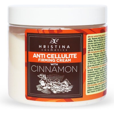 Hristina Anti Cellulitie Firming Cream zpevňující krém proti celulitidě se skořicí 200 ml – Zboží Dáma