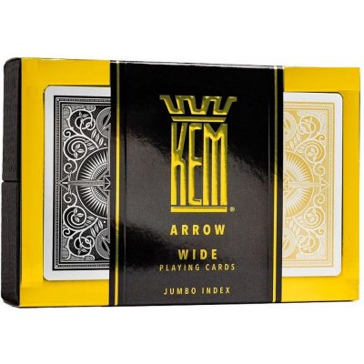 KEM Black/Gold wide 100% plastové, 2 balíčky – Zboží Dáma