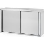 Gastrofans Závěsná skříňka s posuvnými dvířky, svařovaná, hloubka 400 mm, 1200x400x(H)600mm – Zboží Dáma