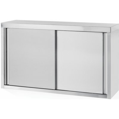 Gastrofans Závěsná skříňka s posuvnými dvířky, svařovaná, hloubka 400 mm, 1200x400x(H)600mm – Zboží Dáma